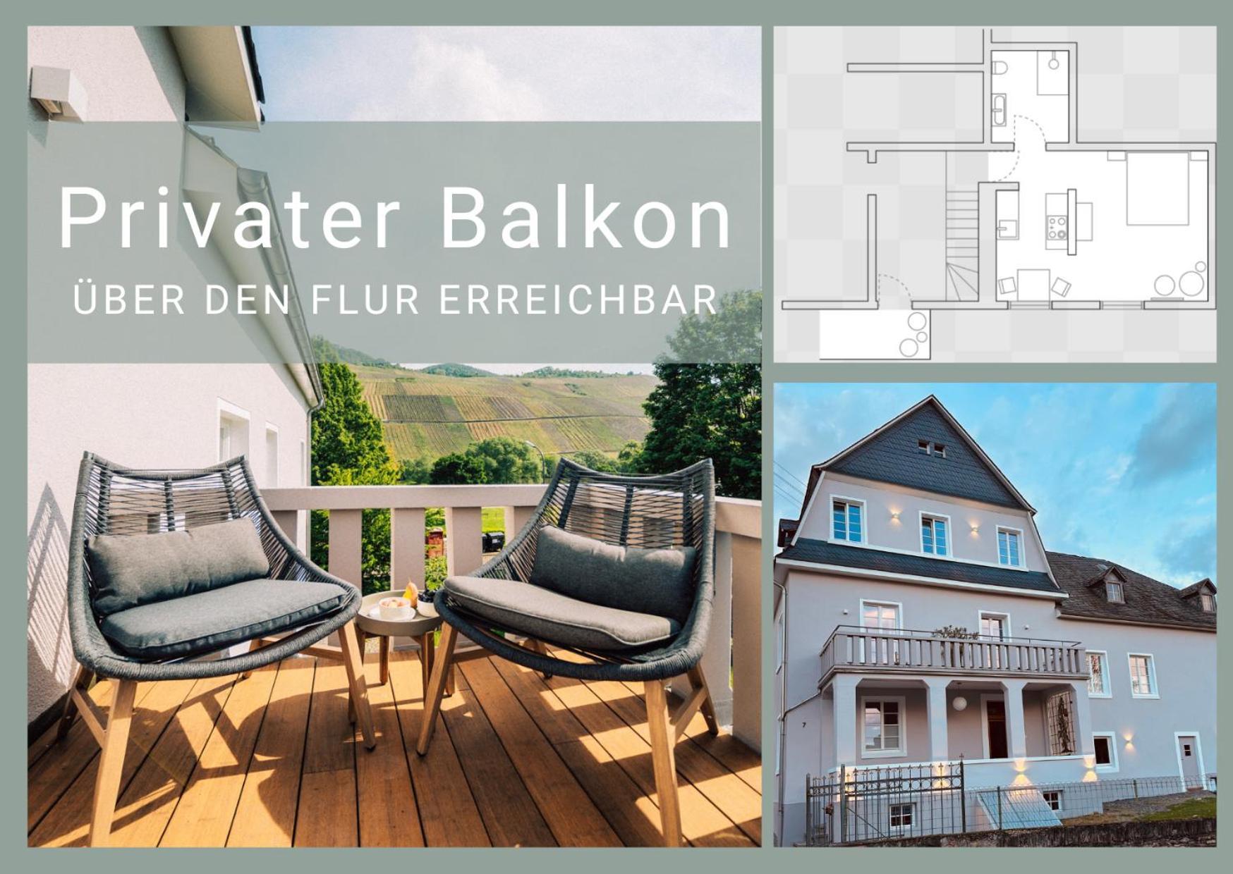Gut Foersterlay - Exklusive Boutique Apartments Im Historischen Winzerhaus Direkt An Der Mosel Losnich Ngoại thất bức ảnh